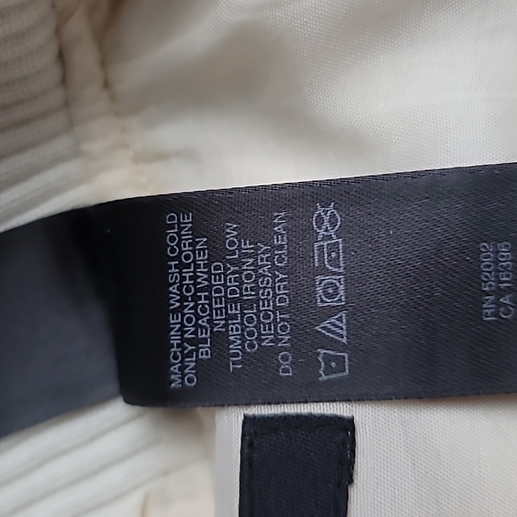 DKNY//Jeans Cream Down Jacket Size Large - Picture 11 of 13